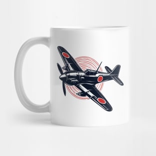 WWII Japanese Mitsubishi A6M Zero Fighter Mug